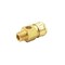Interstate Pneumatics Pressure Washer Pressure Gauge Coupler - 3/8 Inch MNPT x 3/8 Inch Quick Connect x 1/4 Inch FNPT PW7220 - alternate 2